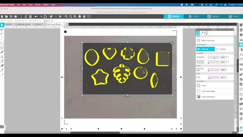 How to Smooth Trace Lines in Silhouette Studio Silhouette U