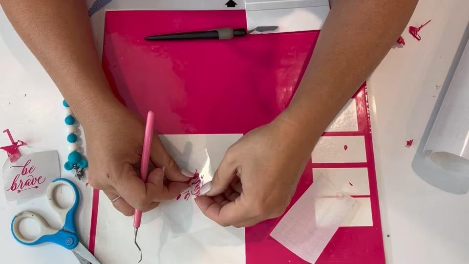 How to Cut, Weed, and Apply Tiny Designs - Silhouette U