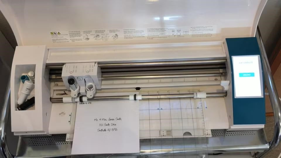 Addressing Envelopes with Silhouette Sketch Pens Silhouette U