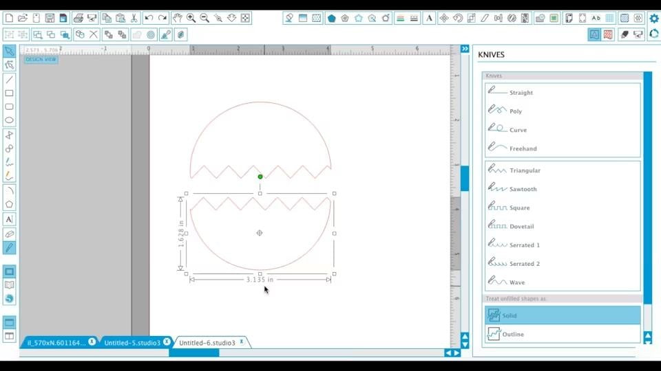 Using the Knife Tool in Silhouette Studio Silhouette U