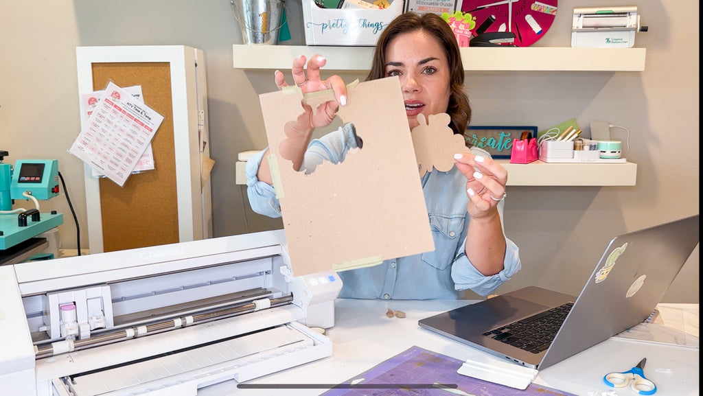 Beginner Video How to Cut Chipboard With Silhouette Cameo Silhouette U