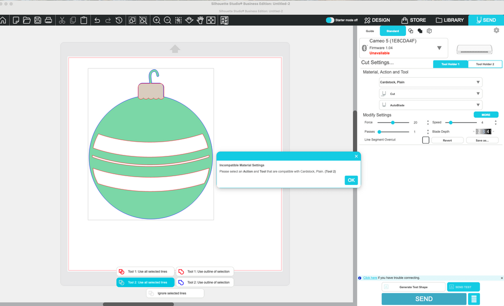 Intermediate Video: Silhouette Studio Tool 1 vs. Tool 2 Settings Expla ...