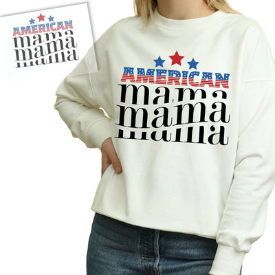 American Mama T-Shirt Iron On