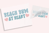 Beach Bum At Heart DTF Transfer