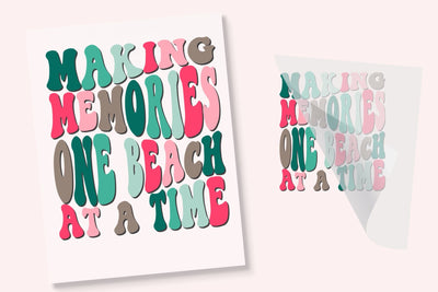 Beach Memories Iron On Transfer