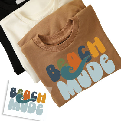 Beach Mode Wave DTF Transfer