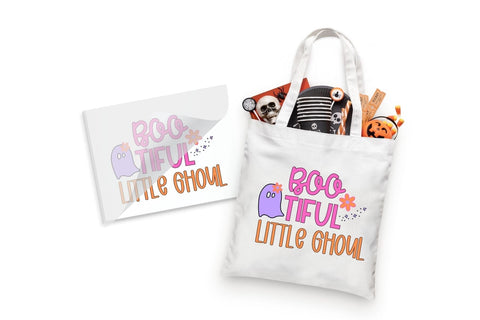 Bootiful Little Ghoul Halloween DTF Heat Transfer