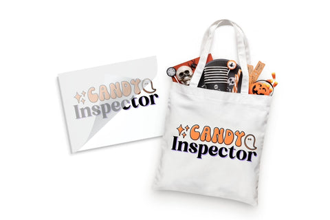 Candy Inspector Halloween DTF Transfer for Custom Apparel