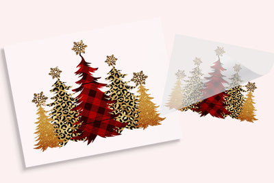 Christmas Trees DTF Transfer