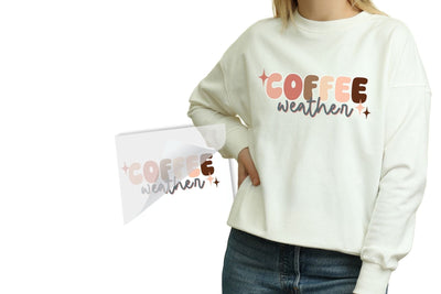 Coffee Weather Fall DTF Heat Transfer