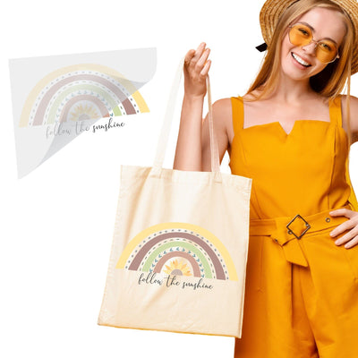 Follow The Sunshine Rainbow DTF Transfer