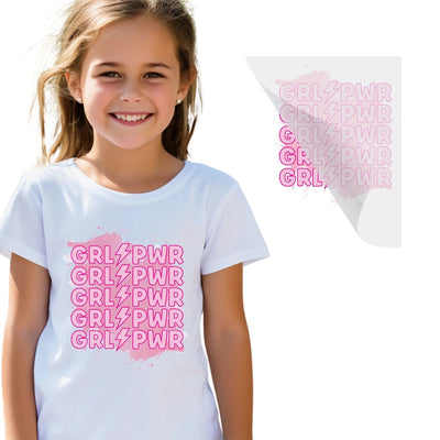 Girl Power Iron On DTF Transfer
