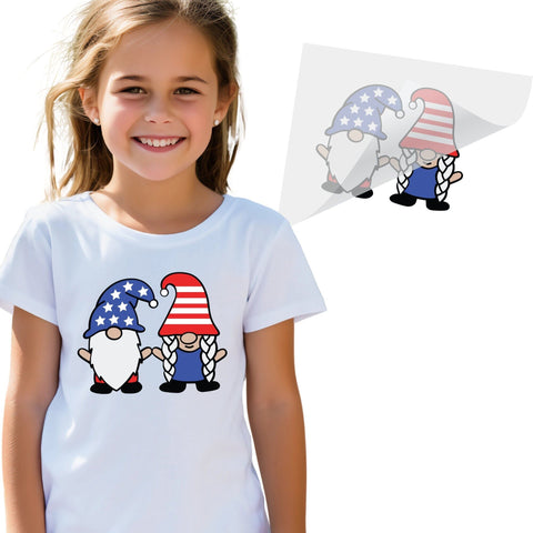 July 4th Gnomes DTF Transfer