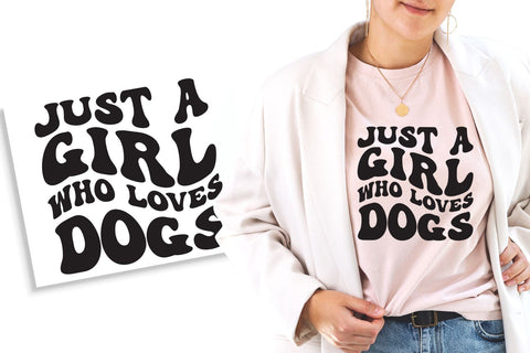 Just A Girl Who Loves Dogs DTF Transfer