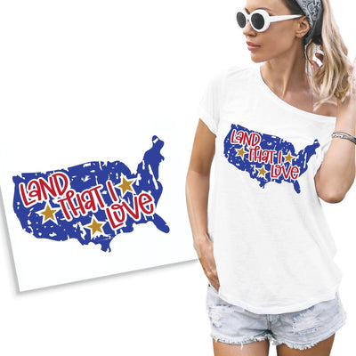 Land That I Love Iron On Transfer