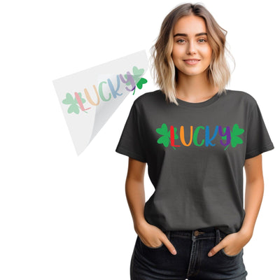 Lucky Rainbow St. Patrick's Day DTF Transfer
