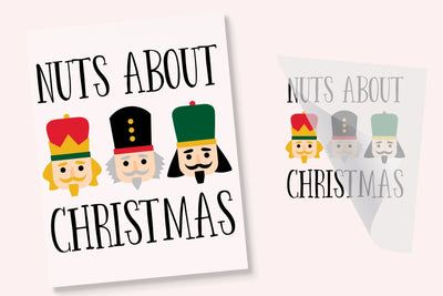 Nuts About Christmas  DTF Transfer