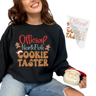 Official North Pole Cookie Taster  DTF Transfer