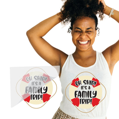 Oh Ship! It's A Family Trip DTF Transfer