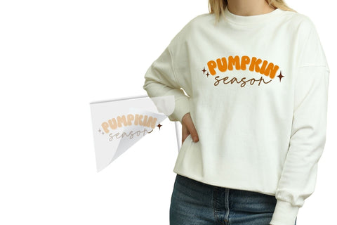 Pumpkin Season Fall DTF Heat Transfer