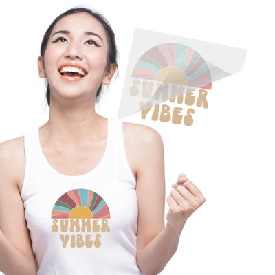 Retro Summer Vibes DTF Transfer