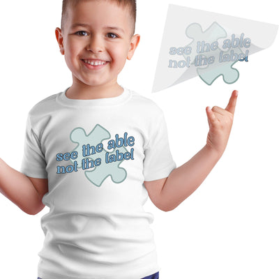 See The Able Autism Awareness DTF Transfer