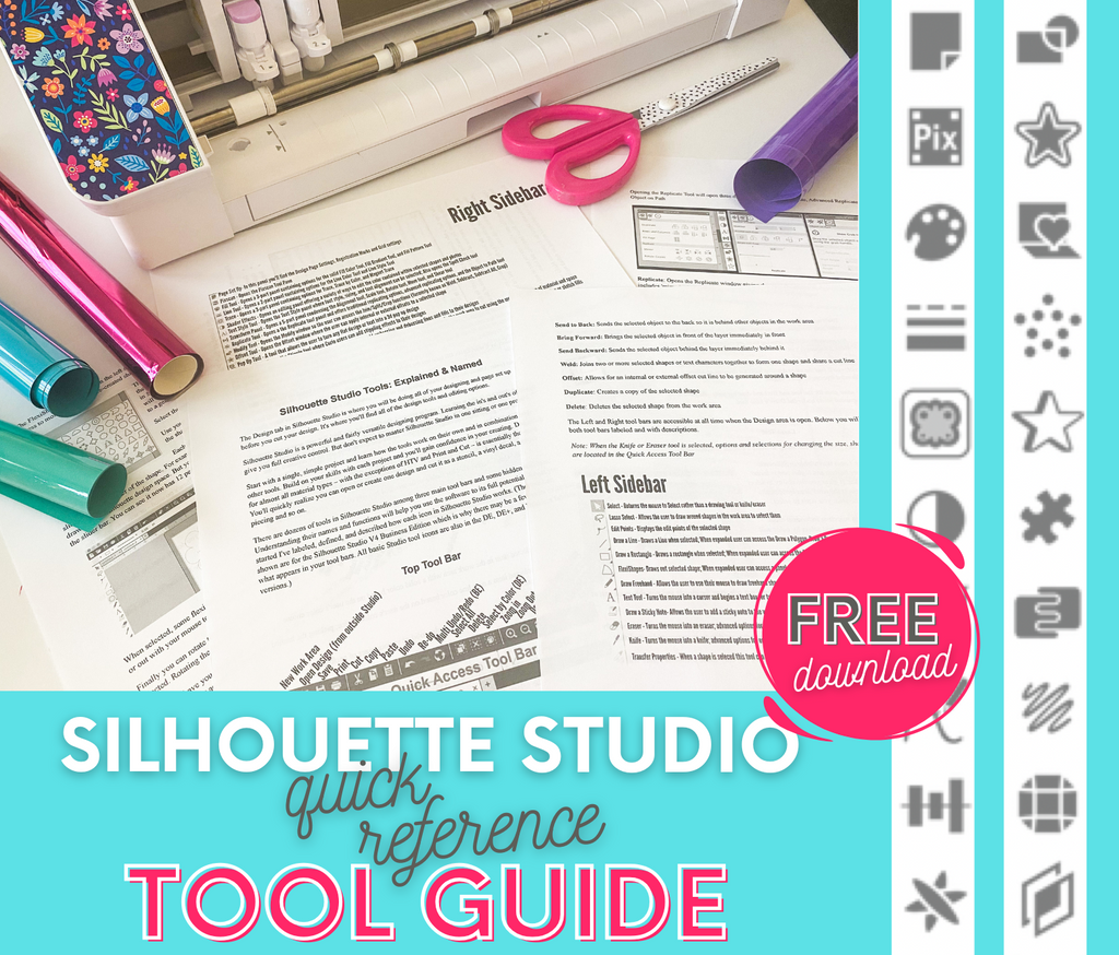 Get the Free Silhouette Studio Tool Guide