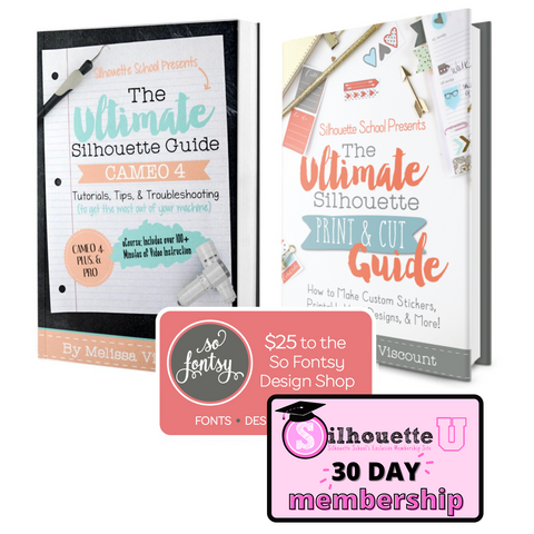 Ultimate Silhouette Print and Cut eBook Bundle (CAMEO 4)