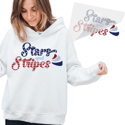 Stars and Stripes DTF Transfer