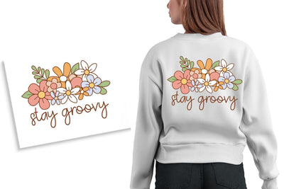 Stay Groovy DTF Transfer