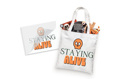 Staying Alive Halloween DTF Heat Transfer