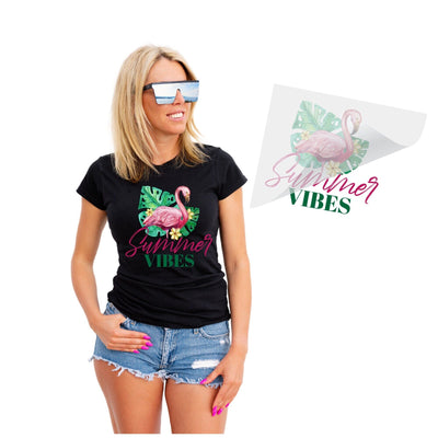 Summer Vibes Iron On T Shirt Transfer