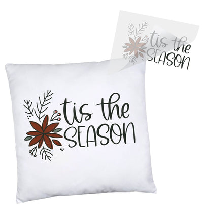 Tis the Season Christmas Iron On T Shirt Transfer