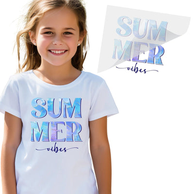 Watercolor Summer Vibes DTF Transfer