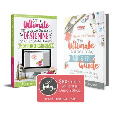 Ultimate Silhouette Design Guide 2nd Edition for V4 eCourse + The Ultimate Silhouette Print and Cut Guide eBook